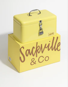 Sackville & Co. | Stash Lock Box | Yellow
