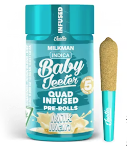Baby Jeeter - Milkman .5G ROSIN Infused Pre-Rolls (5 Pack)