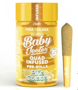 Baby Jeeter - Pina Colada .5G ROSIN Infused Pre-Rolls (5 Pack)