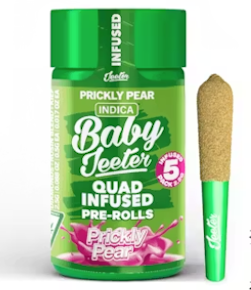 Baby Jeeter - Prickley Pear .5G ROSIN  Infused Pre-Rolls (5 Pack)