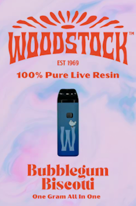 Woodstock - Bubblegum Biscotti Live Resin 1g AIO
