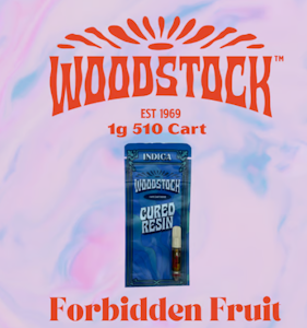 Woodstock - Forbidden Fruit Cured Resin 1g Cartridge