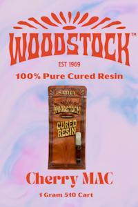 Woodstock - Cherry MAC Cured Resin 1g Cartridge