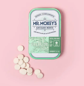 Mr Moxey's | Energize Peppermint Mints | 20pk 1:1 THC:CBC