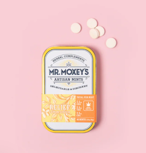Mr Moxey - Mr Moxey's | Relief Lemon Ginger Mints | 20pk 1:1:1 CBD:THC:CBG