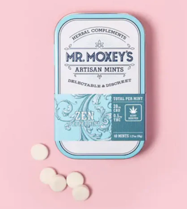 Mr Moxey - Mr Moxey's | Zen Peppermint Mints | 20pk 40:1 CBD:THC