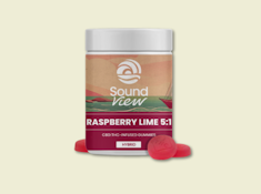 Soundview Raspberry Lime 5:1 CBD Gummies 00172