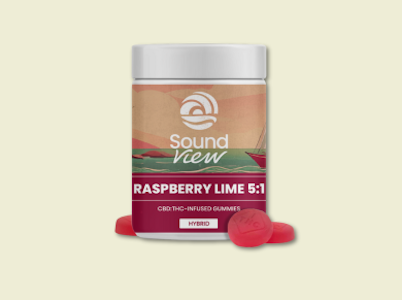 SOUNDVIEW - Soundview Raspberry Lime 5:1 CBD Gummies 00172