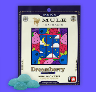 Mule Extracts - Mule | Dreamberry Mini Kickers | 10pk/100mg 1:2 THC:CBN
