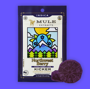 Mule | Northwest Berry Kickers | 2pk/100mg 1:1:1 THC:CBD:CBN