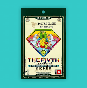 Mule Extracts - Mule | The Fivth Tropical Punch Kickers | 2pk/100mg 5:5:5:5:1 THC:CBD:CBN:CBG:CBC