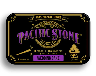 PACIFIC STONE - Pacific Stone Prerolls 14pk - Wedding Cake 20-24%