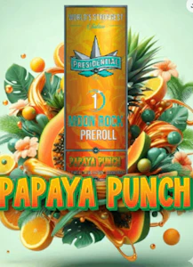 PRESIDENTIAL - Presidential - Blunt - Papaya Punch - Infused Blunt - 1.5g