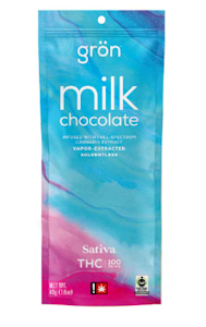 GRON - Sativa - 100MG Milk Chocolate Bar