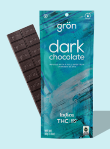 GRON - Indica - 100MG Dark Chocolate Bar