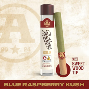Anthem - Anthem | BOLD Blue Raspberry Kush | 1g Infused Wood Tip Preroll