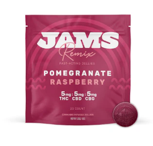 JAMS - JAMS Remix Fast Acting Jellies Raspberry Pomegranate (H) 01016