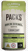 Packs - NYC Sour Diesel - 1g Cart