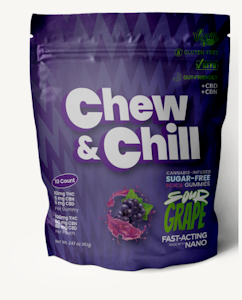 CHEW & CHILL - Chew & Chill | Edible - Sour Grape | 100mg