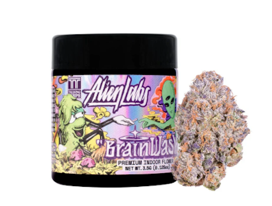 ALIEN LABS - (2 FOR $90 Mix & Match) Brain Wash - 3.5g Indoor Flower (Alien Labs)