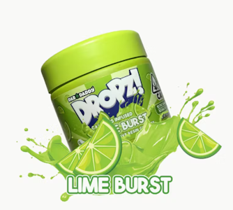 Dab Daddy Ⓡ - Lime Burst - 100mg Live Resin Gummies (Dab Daddy Dropz)