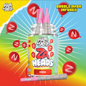 High 90's ZA heads - 0.5g High Fives Bubble Hash Infused Pre-Rolls 5 Pack