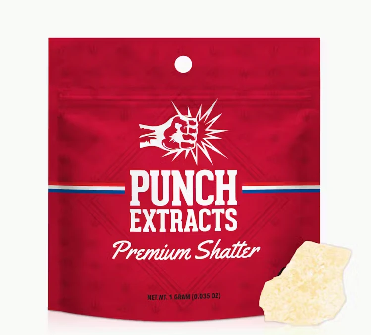 Punch Edibles & Extracts - Punch Edibles & Extracts Black Cherry Cream Shatter 1g Main Image