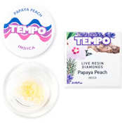 Tempo Live Resin Diamonds Papaya Peach (Indica)