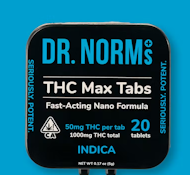 Dr Norms THC Max Tablets - Indica