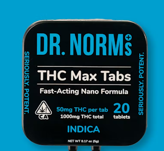 Dr. Norm's - Dr Norms THC Max Tablets - Indica