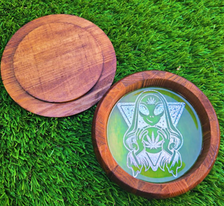 PoppyCock Paint - PoppyCock Paint - Weed Psychic Stash Box - Glow in The Dark