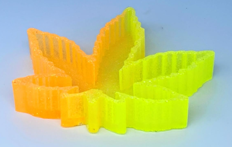 PoppyCock Paint - PoppyCock Paint - Sunrise High Glo Ashtray - Glow in The Dark