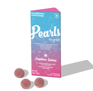 Grön Edibles - Blueberry Lemonade Live Rosin Pearls | CBG Enhanced | 10pack