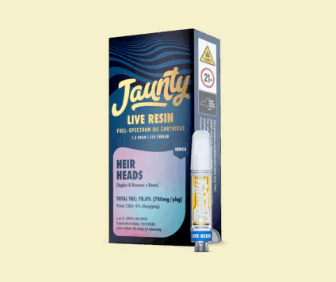 Jaunty - HEIR HEADS LIVE RESIN VAPE CART - JAUNTY - 1g Main Image