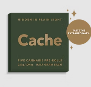 Cache - Cache- Purple Starfruit - .5g x 5pk Prerolls + mini lighter