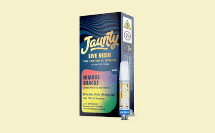 Jaunty - NIMBUS SNACKS RESIN VAPE CART - JAUNTY - 1g Main Image