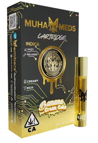 Muha Meds - Muha Meds - Banana Cream Cake - Vape Cart - 1g Main Image