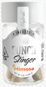 PUNCH EDIBLES & EXTRACTS - Punch - Stinger - Mimosa - Infused Prerolls Pack - 5pk - 2.5g
