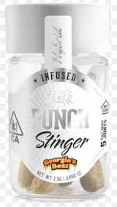 PUNCH EDIBLES & EXTRACTS - Punch - Stinger - Georgia's Best - Infused Prerolls Pack - 5pk - 2.5g