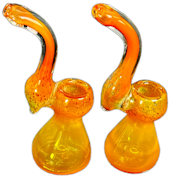 6" Deep Fumed Glass Bubbler