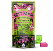 Dragon Fruit x Trop. Cherry - 100mg Solventless Live Rosin Chews (Lost Farm)
