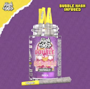 High 90's - Double Cupcake 30% - 0.5g High Fives Bubble Hash Infused Pre-Rolls 5pk