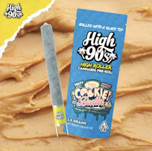 HIGH 90'S - High 90's - Cookie Butta 22% 1.5g High Roller Pre-Roll
