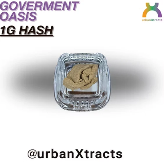 urbanXtracts - Urban Xtracts- Government Oasis- 1g Solventless "Dad" Hash Main Image
