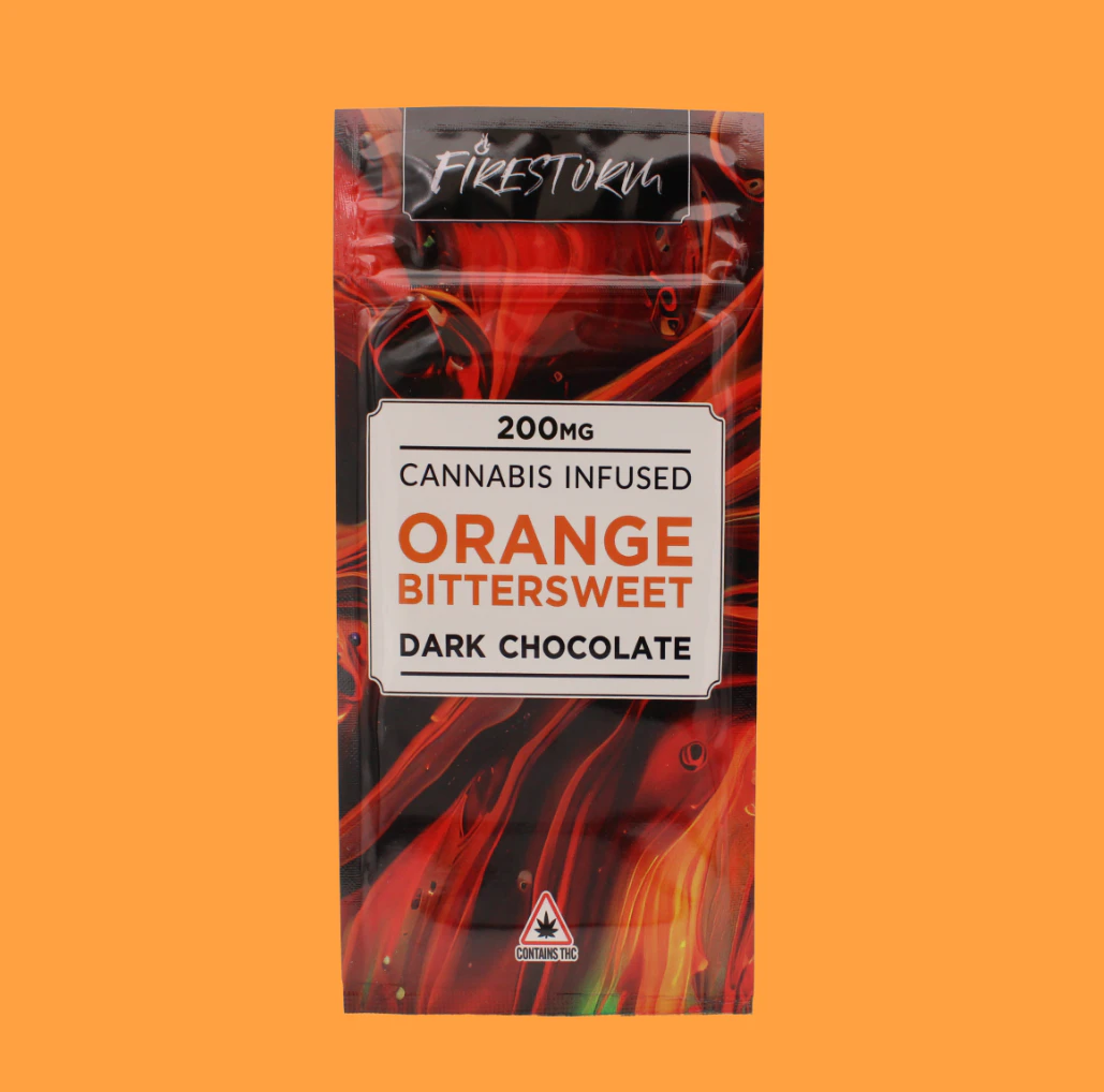 Firestorm - 200mg | Orange Dark Chocolate Bar Main Image