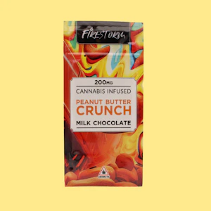Firestorm - Peanut Butter Crunch Chocolate Bar | 200mg