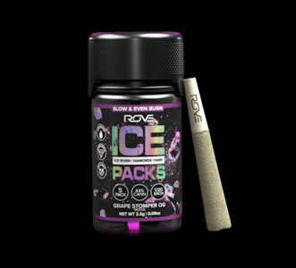 ROVE - Grape Stomper OG triple infused pre-roll | .5g, 5pack