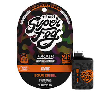 MFUSED - Sour Diesel | LOUD JEFE | Disposable | 2pk/2g (Mfused)