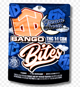 Bango Bites - Edibles | Bango Bites | Mixed Berry 1:1 THC: CBN | 10pk | 100mg
