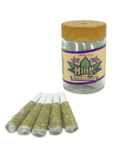 High 5's - High 5's - Alien Tech x Black Zoap - Infused and Coated - .8g Preroll - 5pk